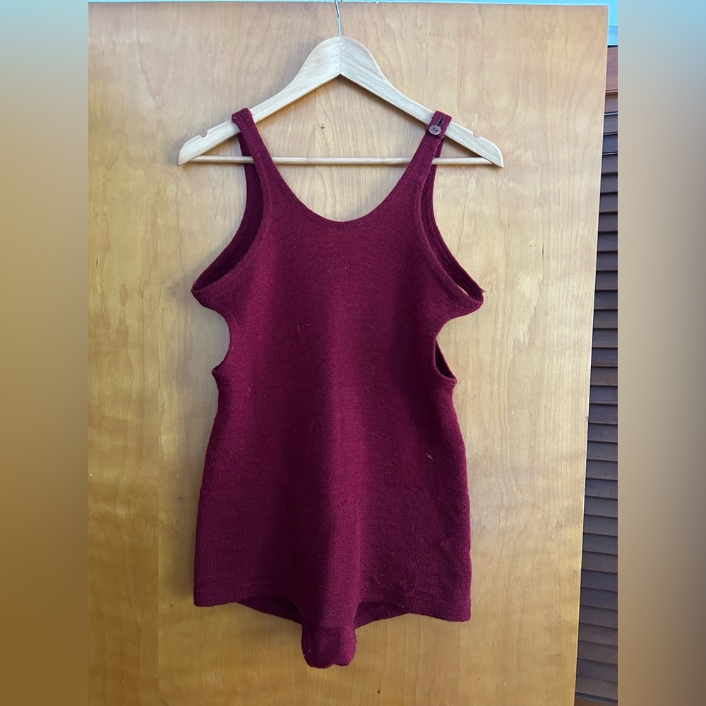 Women's vintage wool bathing suit